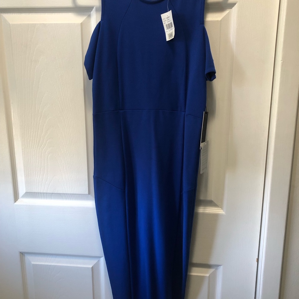 NWT Cobalt blue sheath dress size medium